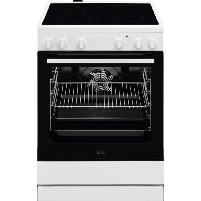 AEG CCB6400ABW cuisinière avec taque céramique - 60cm
