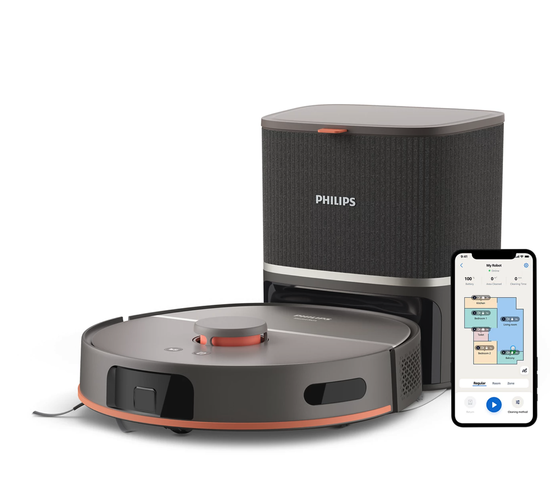 PHILIPS PDXU5100/10 aspirateur robot