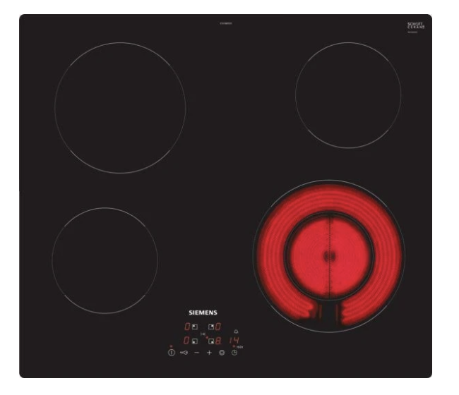 SIEMENS ET61RBFB1E IQ300 table de cuisson vitrocéramique - 60cm