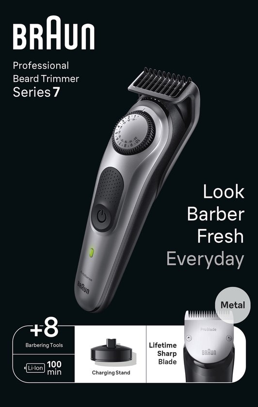 BRAUN GROOMING BGBT7420 tondeuse à barbe