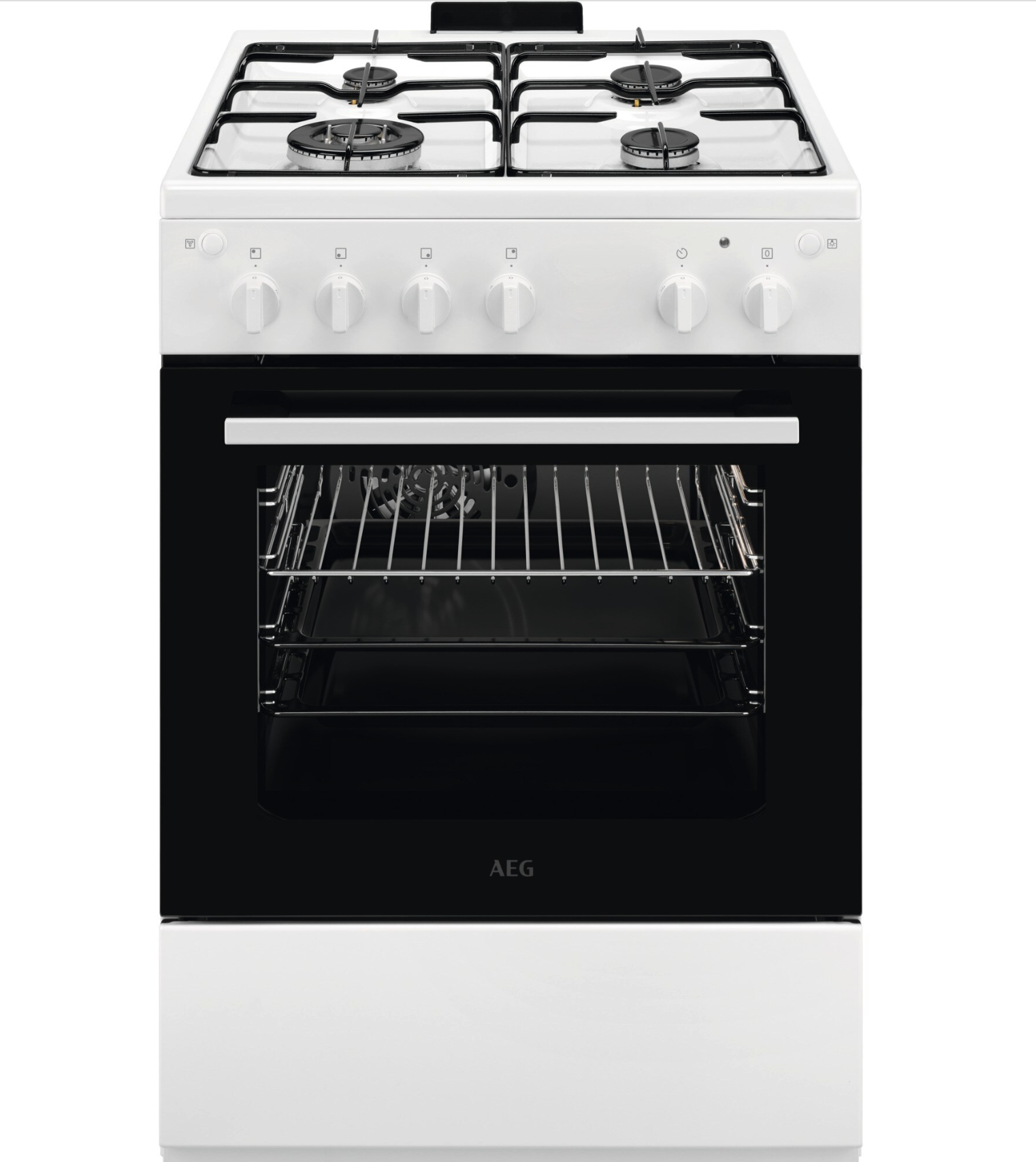 AEG CGB62100CW cuisinière avec taque à gaz - 60cm