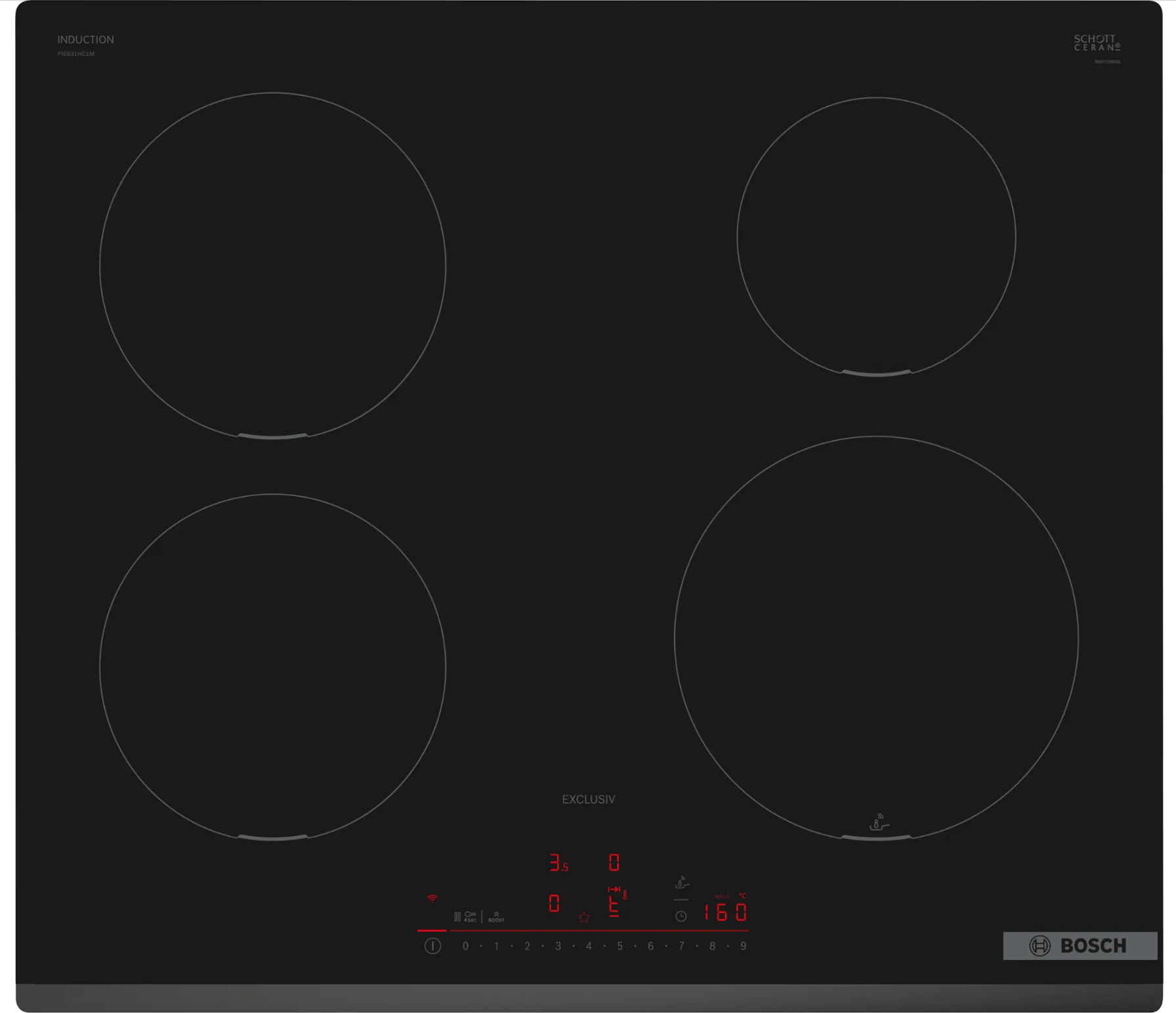 BOSCH PIE631HC1M SERIE 6 table de cuisson à induction - 60cm