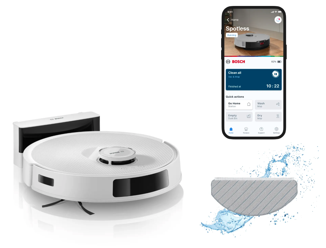 BOSCH BCRC2W nettoyeur robot