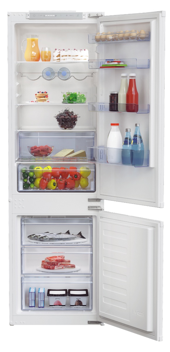 BEKO BCSA285E4SN combiné réfrigérateur-congélateur - 177cm