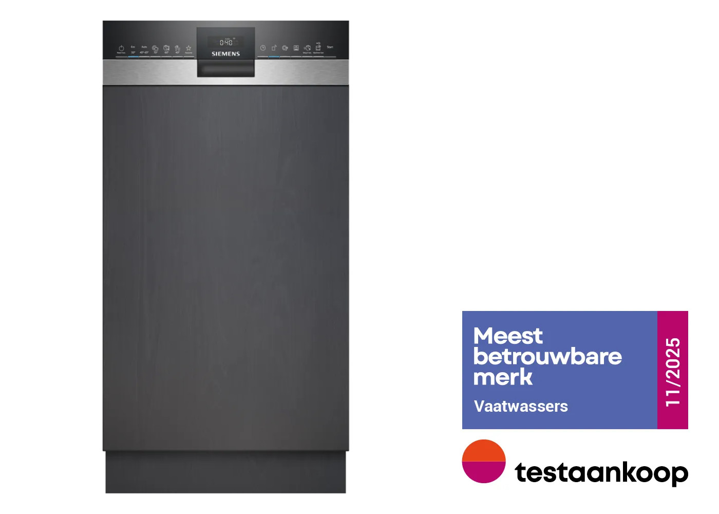 SIEMENS SR55ZS10ME IQ500 lave-vaisselle intégrable