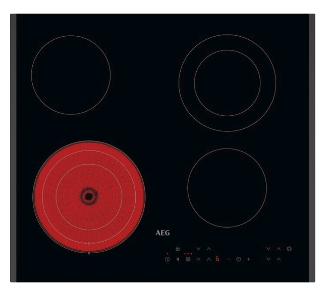 AEG TN64RA03FB 3000 table de cuisson vitrocéramique - 60cm