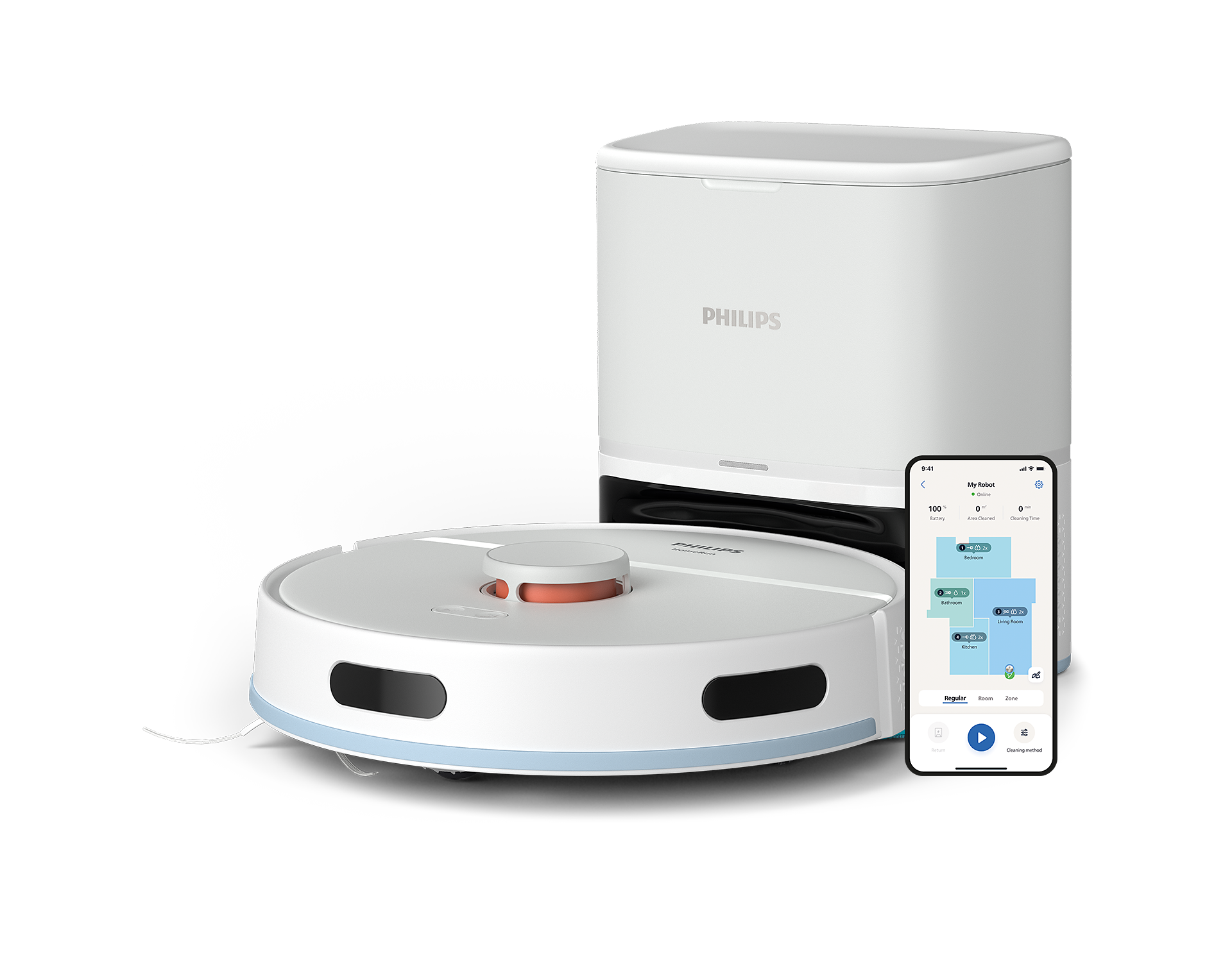 PHILIPS PDXU2100/25 aspirateur robot