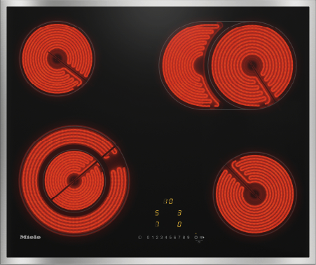 MIELE KM6521FR table de cuisson vitrocéramique - 60cm