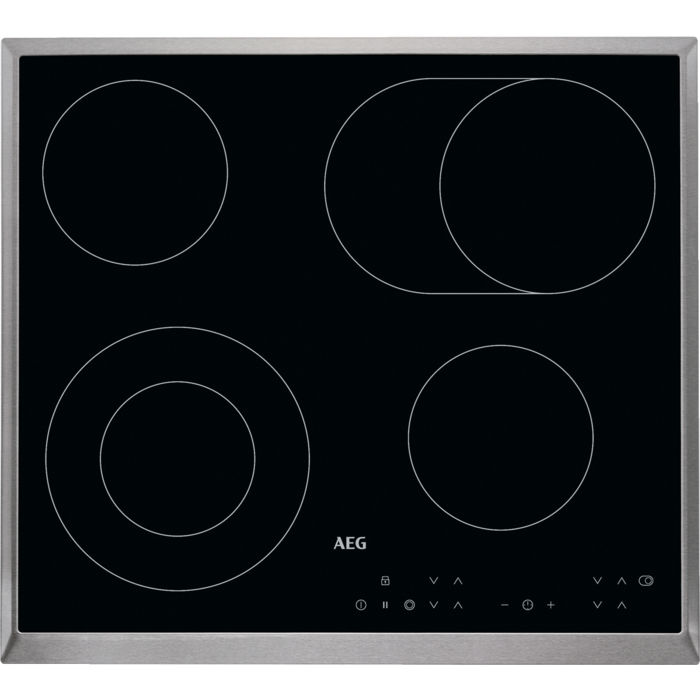 AEG HK634060XB 3000 table de cuisson vitrocéramique - 60cm