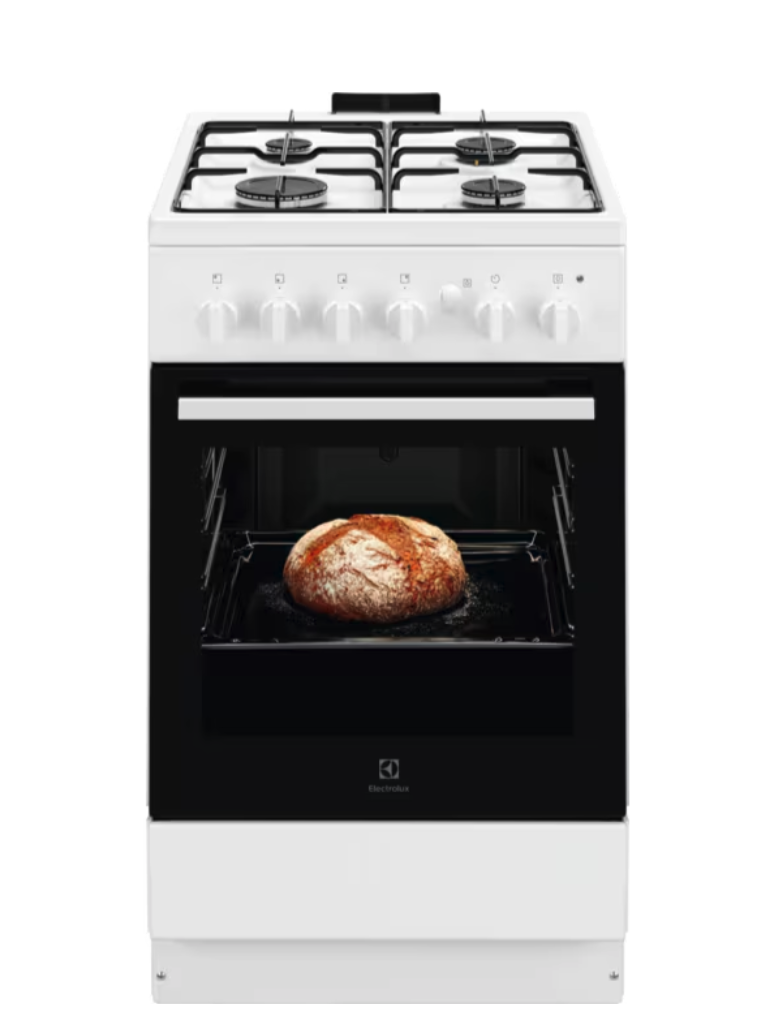 ELECTROLUX LKG500013W cuisinière avec taque à gaz