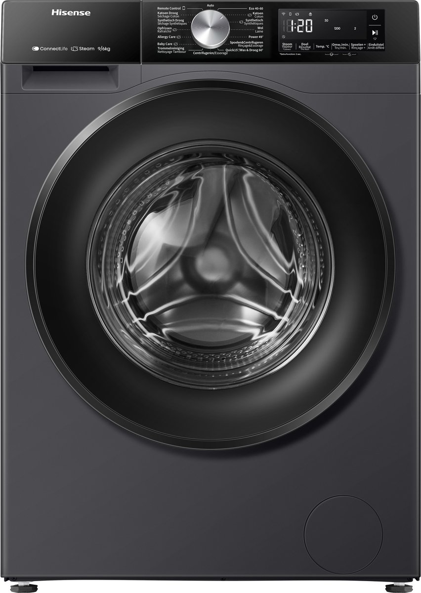 HISENSE WD3S9043BB3 lave-linge séchant