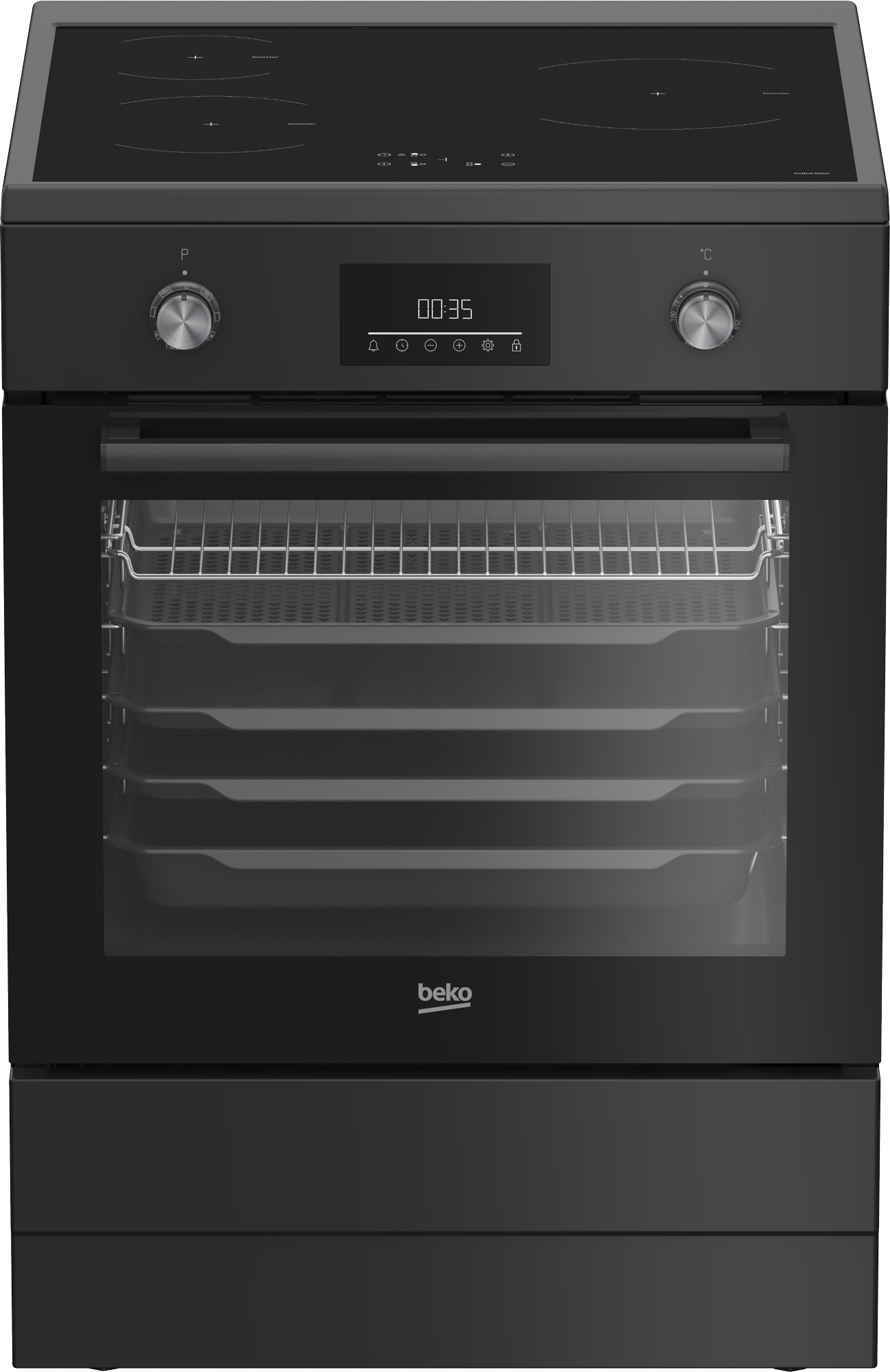 BEKO FBMA6930GA cuisinière avec taque à induction - 60cm