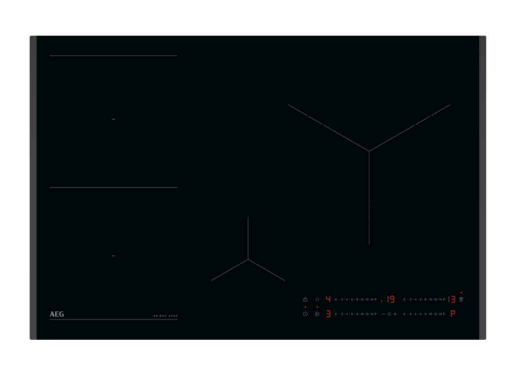 AEG TO84IU0FFB 6000 table de cuisson à induction - 80cm