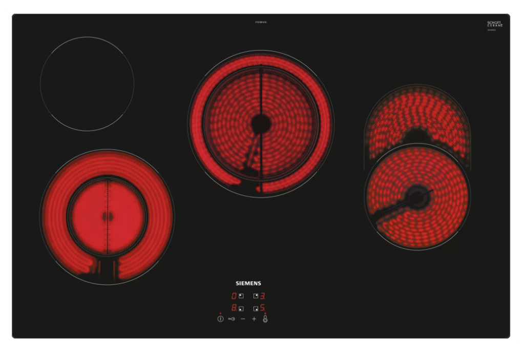 SIEMENS ET81RBHA1D IQ300 table de cuisson vitrocéramique - 80cm