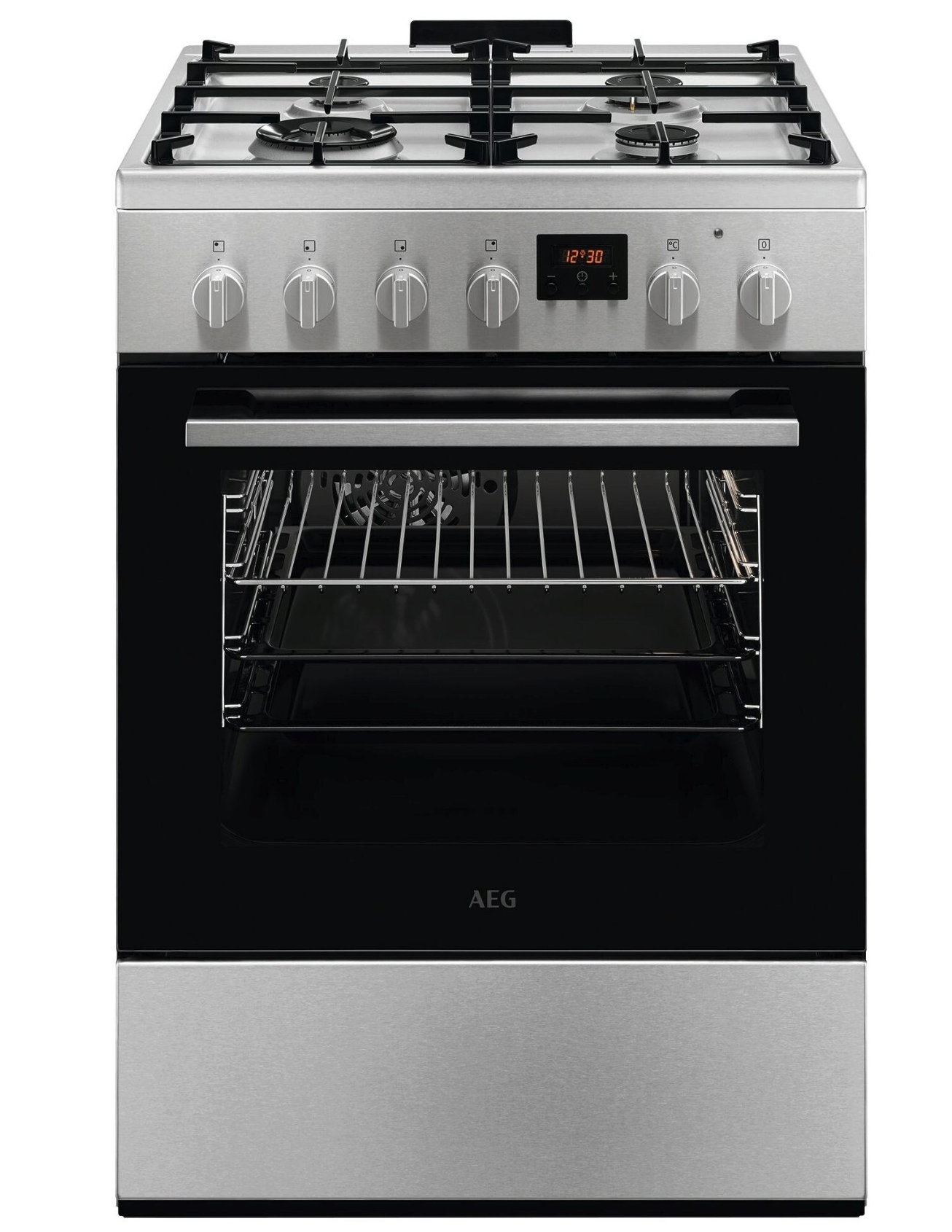 AEG CKB64414BM cuisinière avec taque à gaz - 60cm