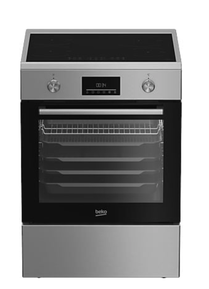 BEKO FBMA6930GX cuisinière avec taque à induction - 60cm