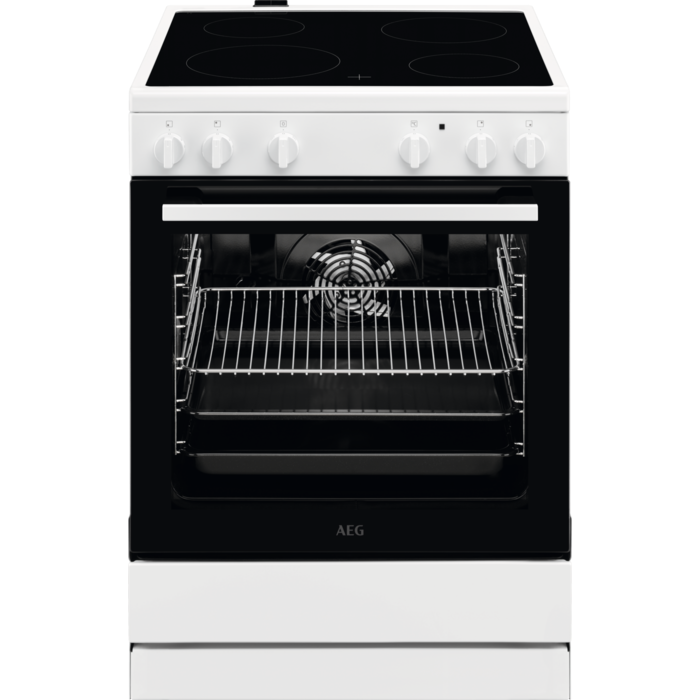 AEG CCB6200ABW cuisinière avec taque céramique - 60cm