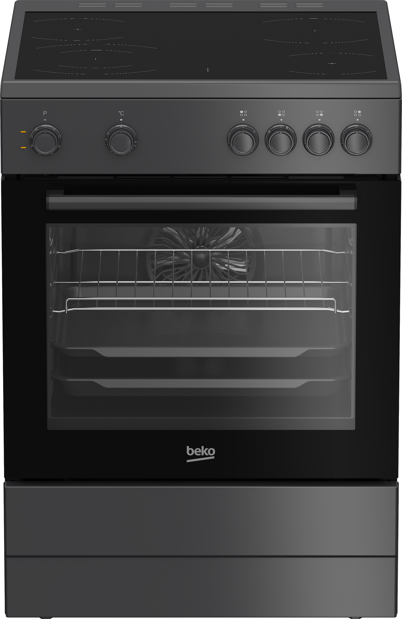 BEKO FBM6701A cuisinière avec taque céramique - 60cm