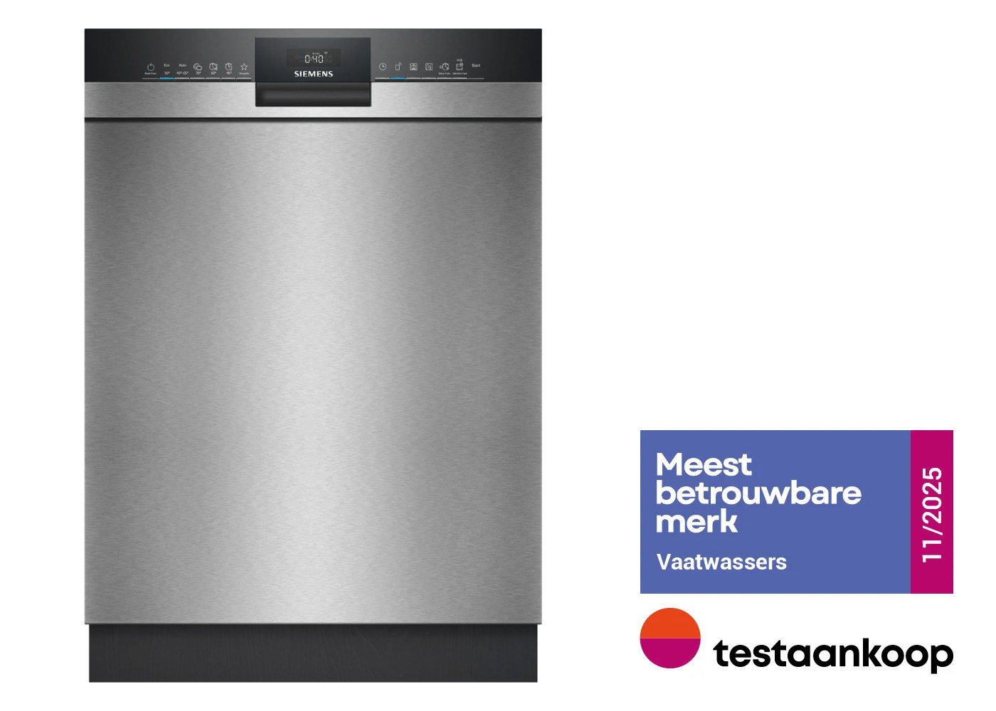SIEMENS SN43ES22CE iQ300 lave-vaisselle sous-encastrable