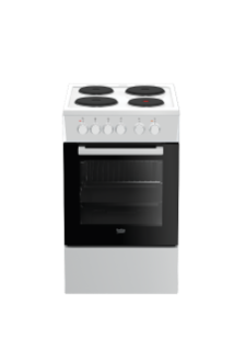 BEKO FSS56000GW cuisinière avec taque électrique - 50cm