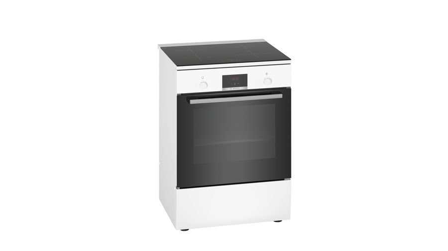 BOSCH HLR390020 SERIE 4 cuisinière avec taque à induction - 60cm