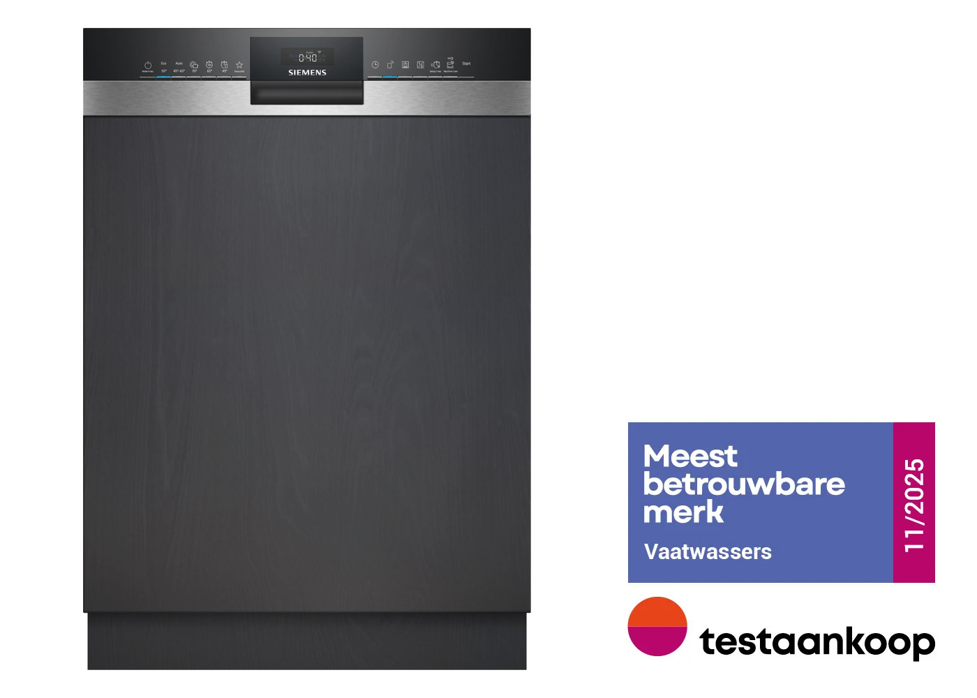 SIEMENS SN53HS16AE IQ300 lave-vaisselle intégrable