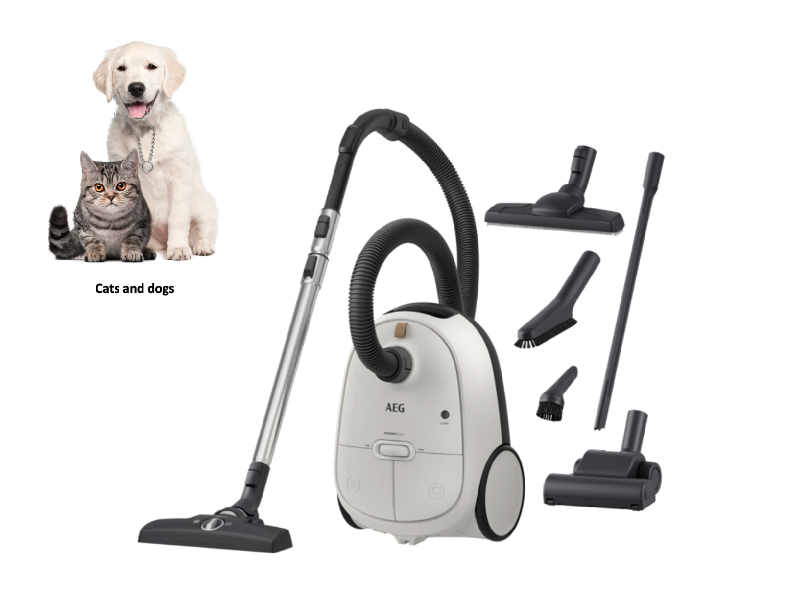 AEG AB61H6SW HYGIENIC 6000 aspirateur avec sac